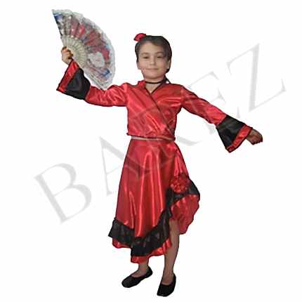 İspanyol Kız Kostümü